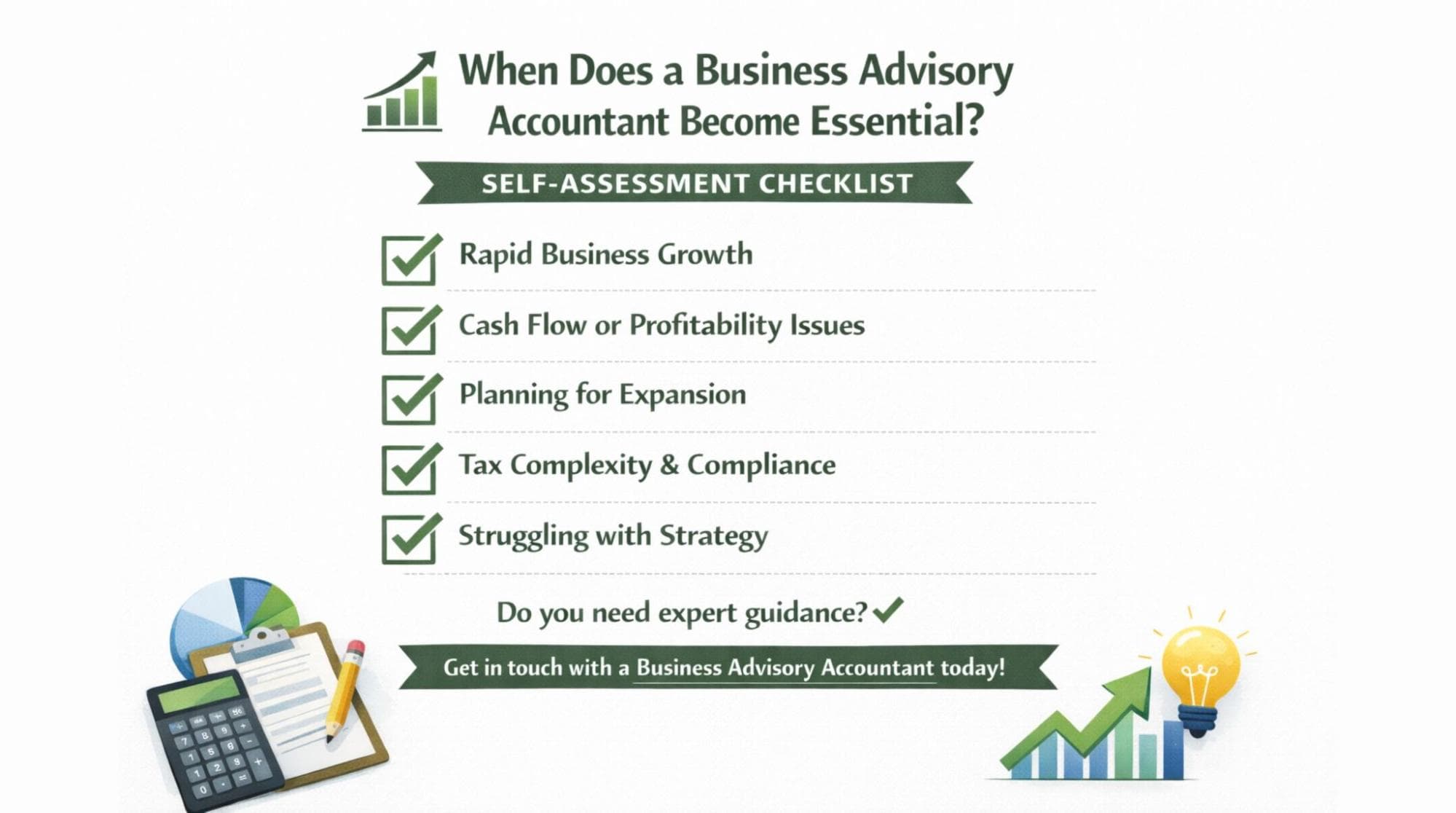When Does a Business Advisory Accountant Become Essential - Self-Assessment Checklist